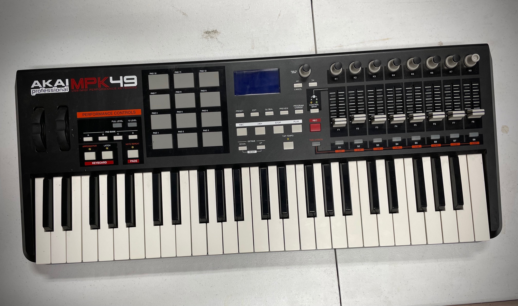 AKAI MPK49 MIDI/USB Controller.